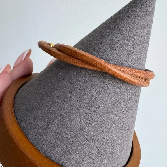 Hermes Vintage Gold Plated Atame Bracelet - Picture 14 of 16